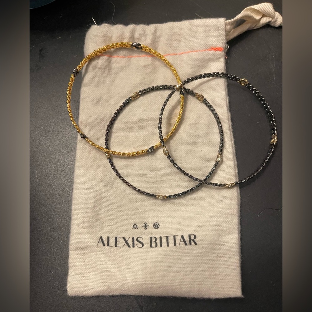Alexis Bittar bangle bracelets